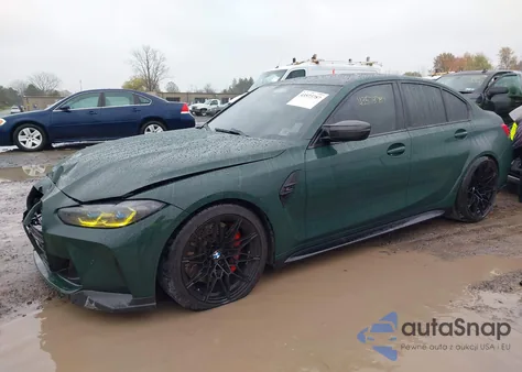 2022 BMW M3 Competition xDrive из США, поврежденный, VIN WBS43AY00NFN20909